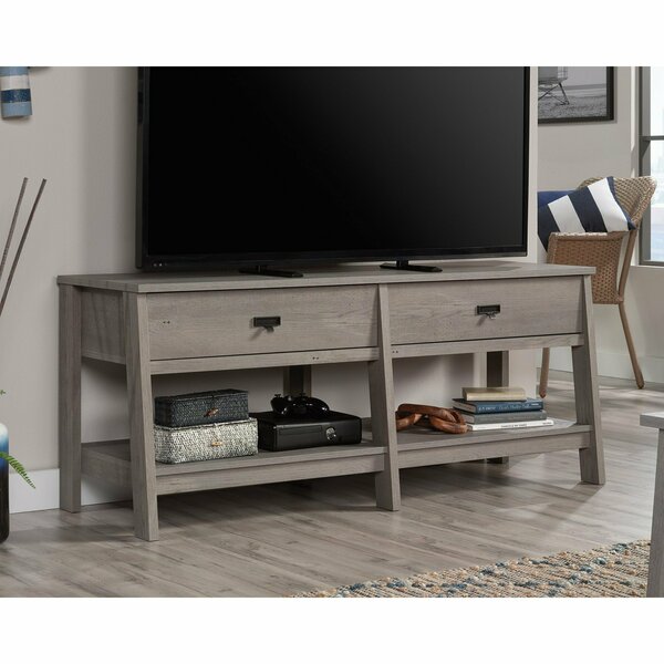 Sauder Trestle 60 in. Credenza Mo , Accommodates up to a 60 in. TV weighing 70 lbs 428842